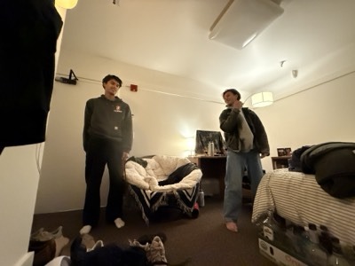 old roommates visiting my new room